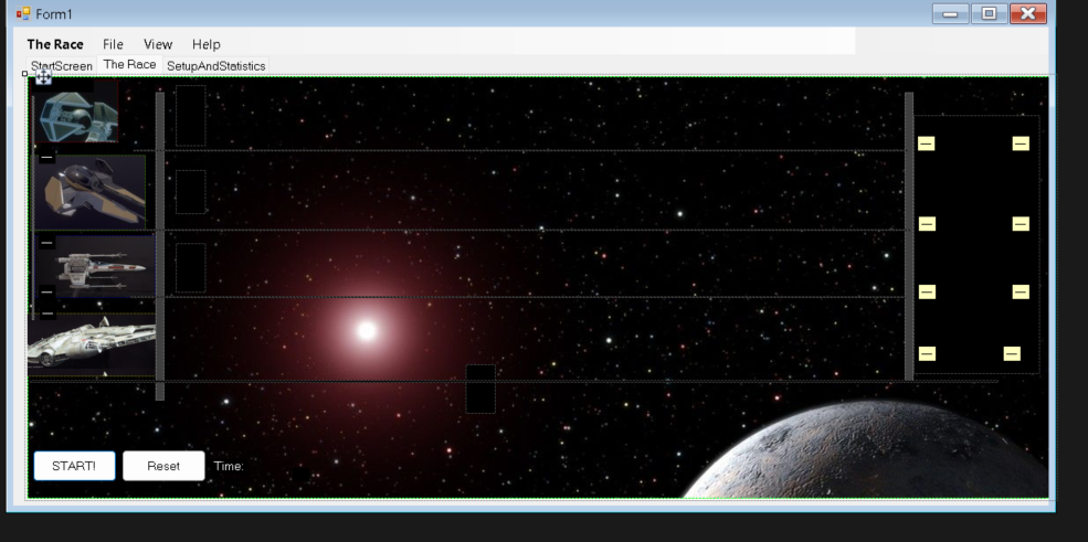 Starfighter Race – Race View